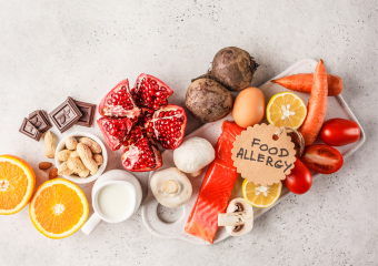 imagem ilustrativa de alergia alimentar